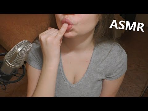 ASMR kisses fingers mouth sounds NO TALKING