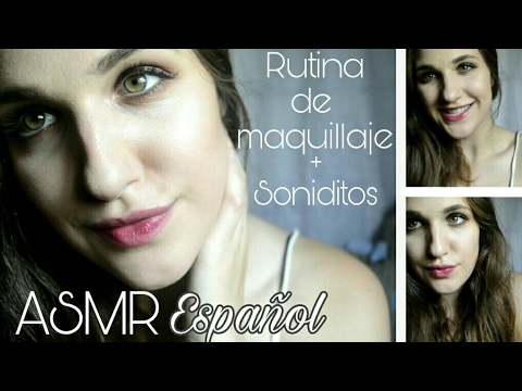 ASMR Español 🇦🇷 Me maquillo (mi rutina) + soniditos 🐈