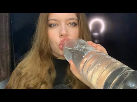 ASMR | Drinking Water | Liquid Shaking Sounds