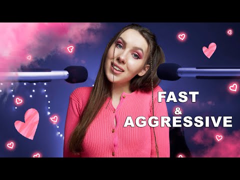 ⚠️Fast & Aggressive ASMR: High-Speed Triggers for Intense Relaxation