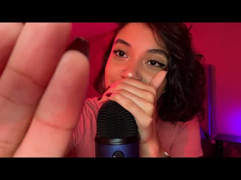 Inaudible Wet Mouth Sounds & Slow Hand Movements ~ ASMR