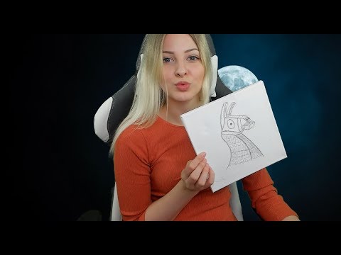 [ASMR] ♡ SKETCHING the FORTNITE LAMA | Kleiner Stream zum Einschlafen/Entspannen