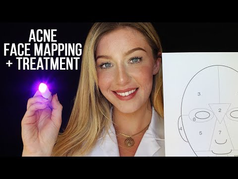 ASMR Acne Face Mapping Doctor Roleplay