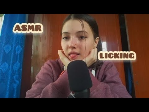 АСМР| ликинг | неразборчивый шепот| звуки рта| ASMR| licking | unintelligible whisper |