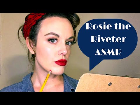 ASMR/"Rosie the Riveter" Gets You Ready For Your First Day On The Job/Historically Accurate