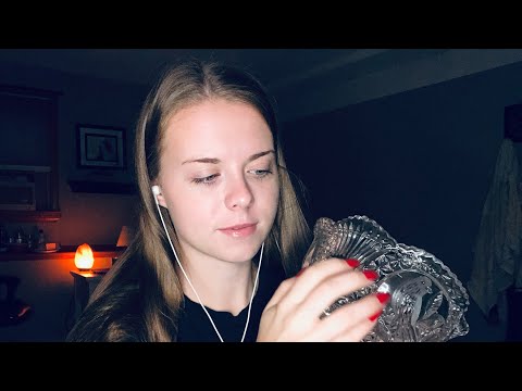 ASMR! Textured glass tapping!!