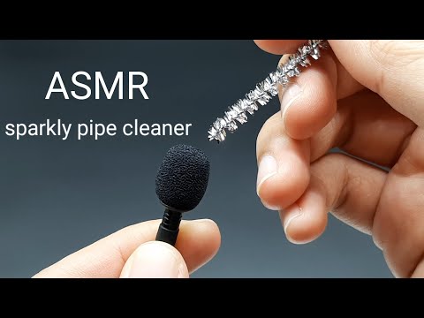 Scratching Microphone by Sparkly Pipe Cleaner  - ASMR Scratching Mic I No Talking I Satisfying Video