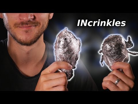 Purified crinkles ASMR with soft whispering
