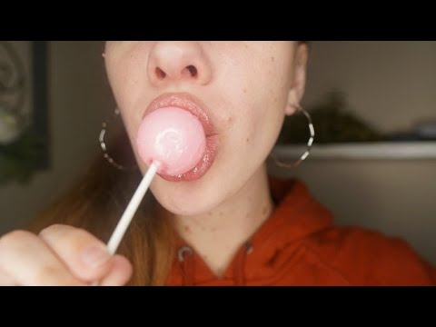 ASMR- Lollipop Eating/Mouth Sounds (No Talking)