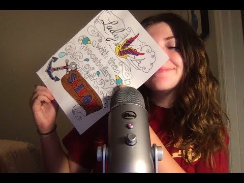 ASMR: ramble and color sesh w/ me