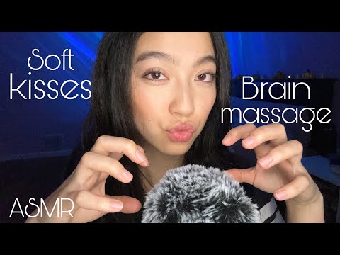 ASMR 💋 ONE HOUR of Soft Kisses Mouth Sounds & Fluffy Mic Brain Massage 💆🏻‍♀️ 긴장을 풀고 잠들다 | 放鬆入睡