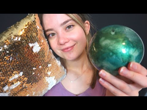 ASMR SLEEP INDUCING SOUNDS FROM THE TINGLE SHELF! Crinkly Plastic, Glass Tapping, Whispering