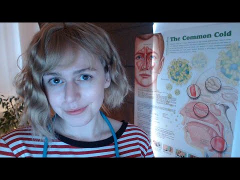 ASMR RELAXING COLD AND FLU EXAMINATION ROLE PLAY