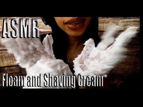 {ASMR} floam and shaving cream sounds