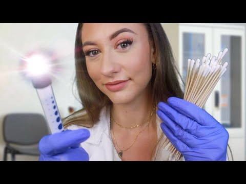 ASMR Realistic Ear Cleaning & Medical Hearing Test Roleplay 😴 soft spoken roleplay for sleep
