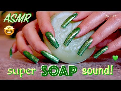 💚Velvet-Metallic GREEN theme🤩Super TINGLES💚Your fav TRIGGER! Satisfying ASMR:SOAP-scratches+tapping💚