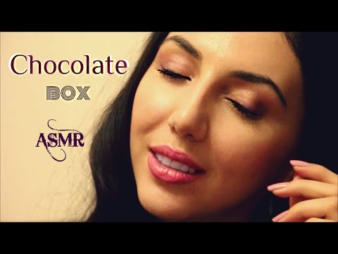 ASMR Tapping CHOCOLATE BOX & ASMR Whisper Relaxing Sounds