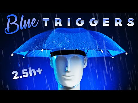 ASMR BLUE TRIGGERS [No Talking] Your Favorite Color for Deep Sleep & Tremendous Tingles (2.5+ Hours)