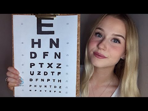 ASMR | Eye Exam Roleplay (whispered)
