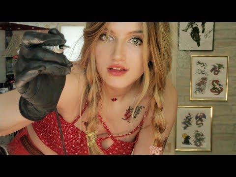 ASMR - LET me DO your Tattoo! ADDICTED to PERSONAL ATTENTION!