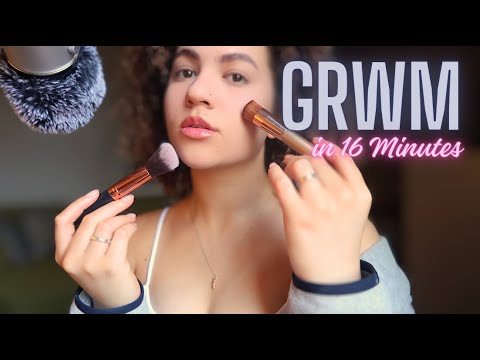 ASMR Get ready with me in 16 Minutes only | Everyday Make-up GER
