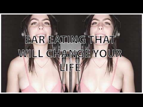 EAR EATING THAT WILL CHANGE YOUR LIFE () SENSUAL LICKING AND BITING - POV - FABRIC PLAY :)