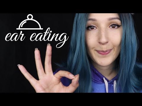 ASMR - MOUTH SOUNDS ~ Nommin' on Your Ears! POV Style Ear Eating ~