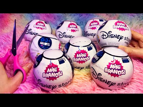 ASMR Unboxing Disney Mini Brands (Whispered)
