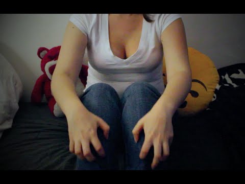ASMR - Solo Leg Scratching with Jeans