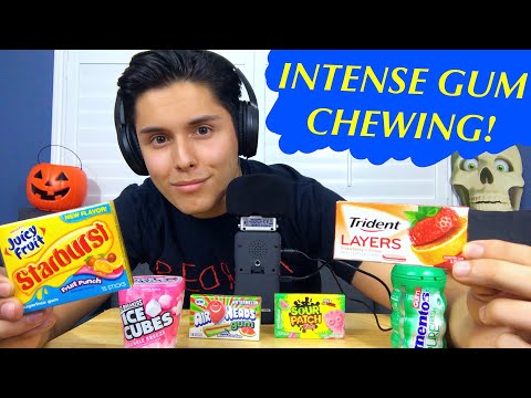 TINGLES FOR EVERYONE! I WILL HELP YOU SLEEP! (Intense Gum Chewing, Mouth Sounds, & Whispering!)