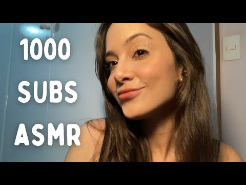 ASMR (almost) 1 hour of your favorite triggers - special 1000 subs ⭐🫶🏻