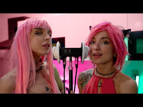ASMR Pink Sisters: Mouth Sounds by Elsa + Vally will give you goosebumps 💦