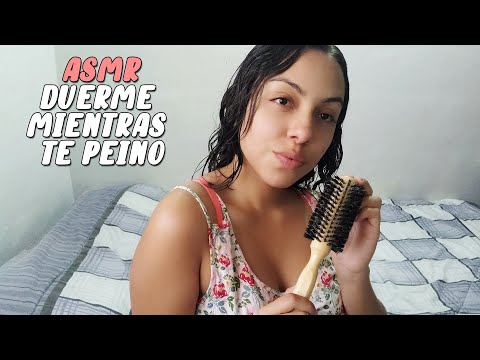 ASMR Español | DUERME mientras te peino + Besos y m0uth sounds 😴