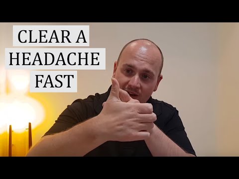 Amazing Pressure Point to Clear a Headache Fast