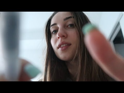 ASMR face tracing and touching - personal attention