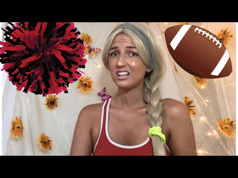 ASMR ~ sassy/rude (GUM chewing) 📣 CHEER tryouts 📣