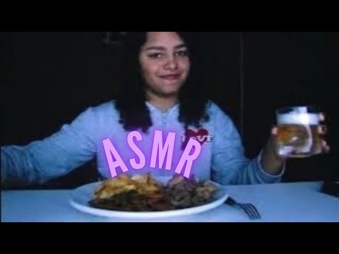ASMR - comendo porção 🍟🍻