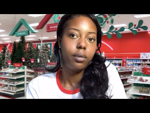ASMR | Christmas store checkout