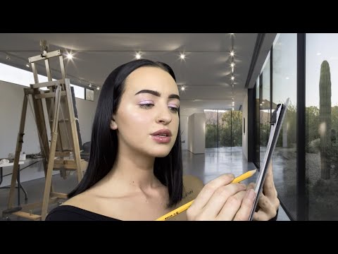 [ASMR] Sketching You For Art Gallery Feature RP