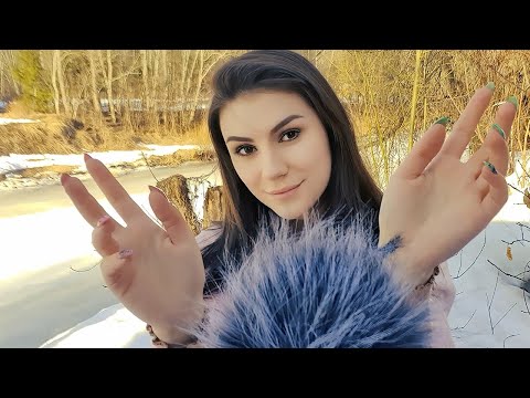 ASMR Hand Sounds in Nature 💎 Different Types of HAND SOUNDS, Nature Sounds