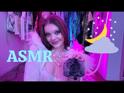 ASMR | Whimsical Whispered Trigger Words & Fluffy Mic Scratching For Sleep🌙 ✨