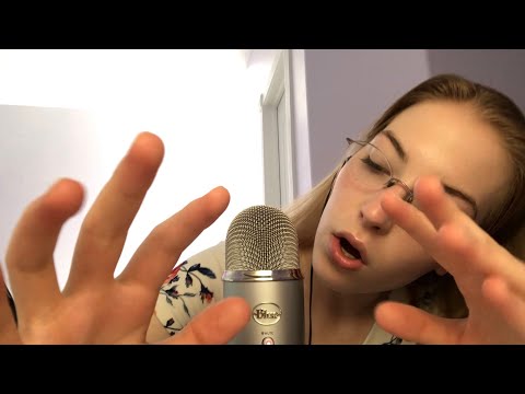 Inaudible ASMR, mouth sounds, hand movements