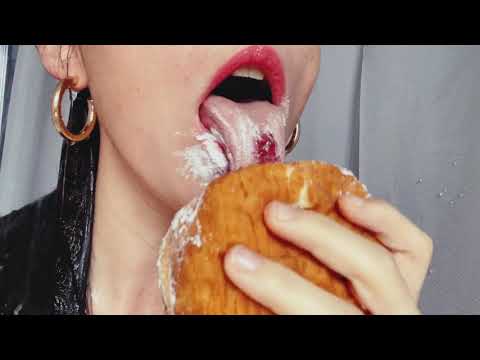 ASMR Food Porn Video-Donuts in the Shower