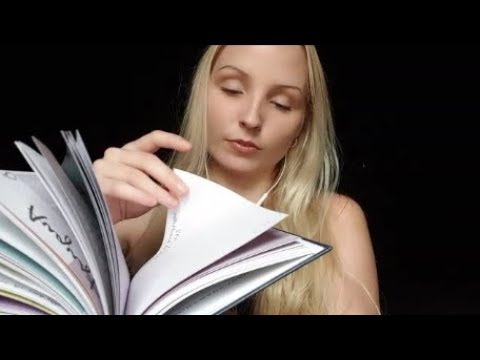 ASMR Reading to You - Softly Spoken - Fast Page Turning