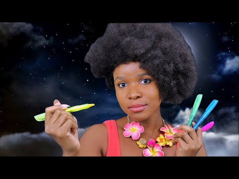 ASMR WRITING ON YOUR FACE (your face is my textbook)