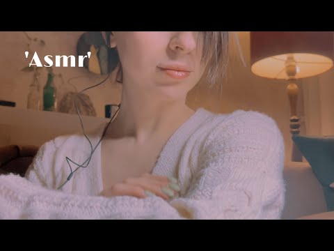 ASMR Body Triggers and Clothes/Fabric Sounds (Collarbone Tapping, Hand Sounds, Hair Sounds)