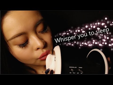 ASMR ear tapping + blowing + whispering | Positive affirmation