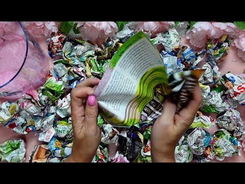 ASMR | Tearing/Ripping Magazine and Crumpling Into Ball (Paper Sounds, No Talking, Viewer Request)
