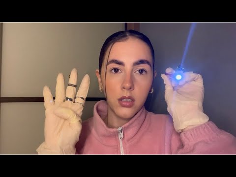ASMR- chaotic eye exam for lots of tingles 👀🔦