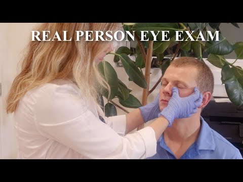 [ASMR] REAL PERSON Medical Eye Exam  (Soft Spoken Doctor Roleplay) Light Triggers